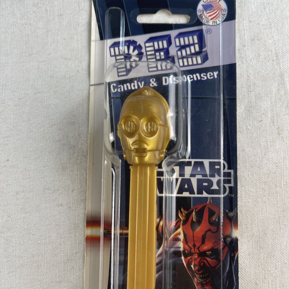 Pez Singles- Star Wars- C-3PO, Mint on Card - Picture 8 of 9